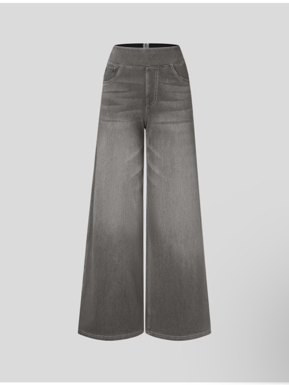 🔥🖤NWT Halara Flex‎ High Waisted Baggy Wide Leg Jeans Size Medium 🖤🔥 - Picture 3 of 6
